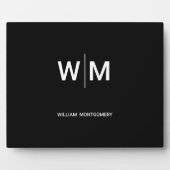 Black Branded Logo | onderneming Fotoplaat (Voorkant)