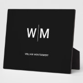 Black Branded Logo | onderneming Fotoplaat (Zijkant)