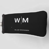 Black Branded Logo | onderneming Golfheadcover (Voorkant)
