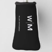 Black Branded Logo | onderneming Golfheadcover (Draai 90)