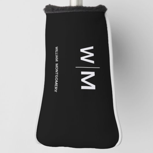 Black Branded Logo | onderneming Golfheadcover (Draai 90)