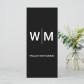 Black Branded Logo | onderneming Menu (Staand voorkant)