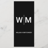 Black Branded Logo | onderneming Menu (Voorkant)