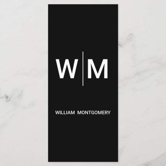 Black Branded Logo | onderneming Menu (Voorkant)