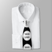 Black Branded Logo | onderneming Stropdas (Gebonden)