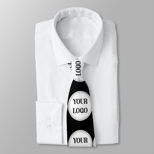 Black Branded Logo | onderneming Stropdas (Gebonden)