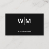 Black Branded Logo | onderneming Visitekaartje (Voorkant)