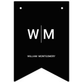 Black Branded Logo | onderneming Vlaggetjes (Eerste vlag)