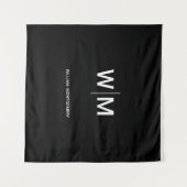 Black Branded Logo | onderneming Wandkleed (Voorkant (horizontaal))