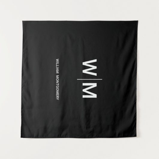 Black Branded Logo | onderneming Wandkleed (Voorkant (horizontaal))