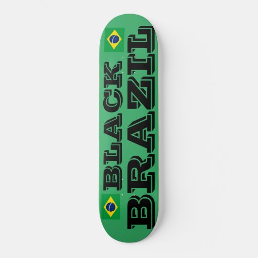 BLACK BRAZIL Skateboard (Voorkant)