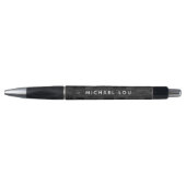Black Brick Wall Modern Business Pen (Voorkant)