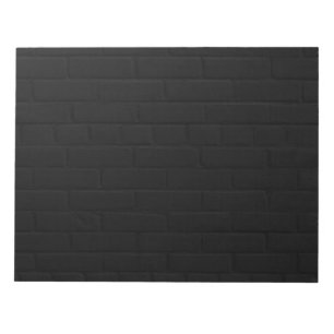 Black Brick Wall Notitieblok