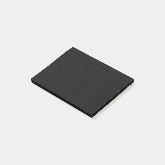 Black Brick Wall Post-it® Notes (Schuin)