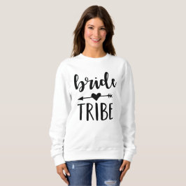 Black Bride Tribe Bachelorette Party Sweatshirt