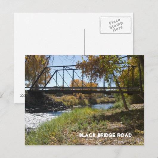 Black Bridge Road, Paonia, CO Briefkaart (Voorkant / Achterkant)