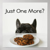 Black Brindle French Bulldog Poster (Voorkant)