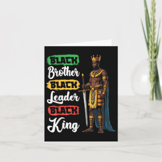 Black Brother Black Leader Black King Amerikaanse  Kaart