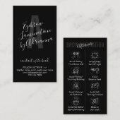 Black Brow Lamination Advice Instruction Visitekaartje (Voorkant / Achterkant)