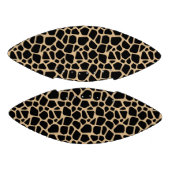 Black Brown Giraffe Print American Football (Panelen)