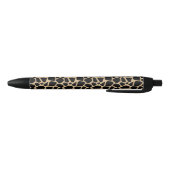 Black Brown Giraffe Print Zwarte Inkt Pen (Bodem)