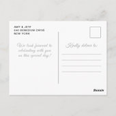 Black Brown Hair Princess Verjaardagsfeestje Briefkaart (Achterkant)