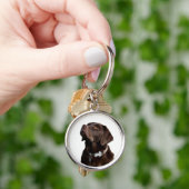 Black Brown Labrador Retriever Puppy Dog Sleutelha Sleutelhanger (Hand)