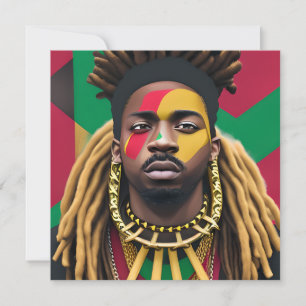Black Bruh African Man Juneteenth King