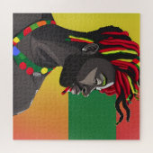 Black Bruh African Man Juneteenth King Legpuzzel (Horizontaal)