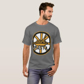 Black Bruins Boston Pastrnak Pasta T-shirt (Voorkant volledig)