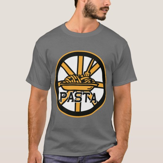 Black Bruins Boston Pastrnak Pasta T-shirt (Voorkant)