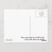 Black Brussels Griffon Briefkaart (Achterkant)