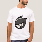 Black Bubble Gum Cat T-Shirt (Voorkant)