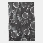 Black Bubbles Kitchen Towel Home Decor Theedoek (Verticaal)
