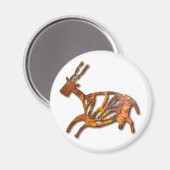 Black Buck - roest Magneet (Voorkant / Achterkant)
