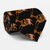 Black Buck - roest Stropdas (Opgerold)