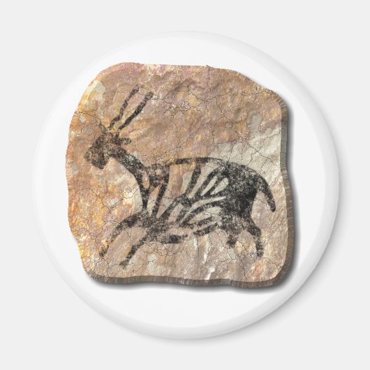 Black Buck - stone Magneet (Voorkant)