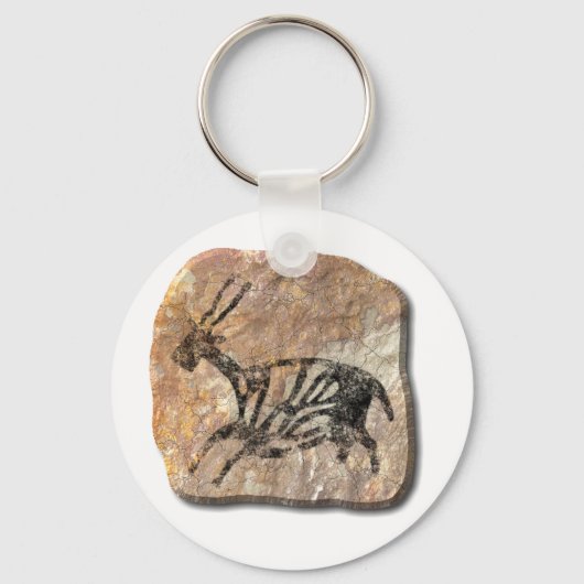 Black Buck - stone Sleutelhanger (Voorkant)