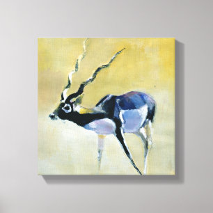 Black Buck Velavadar 1997 Canvas Afdruk