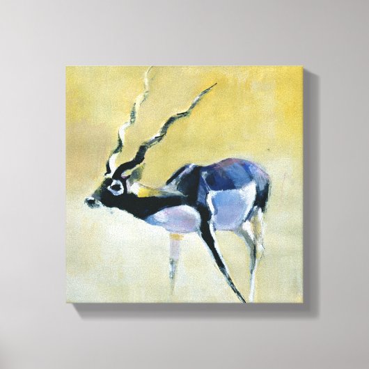 Black Buck Velavadar 1997 Canvas Afdruk (Voorkant)