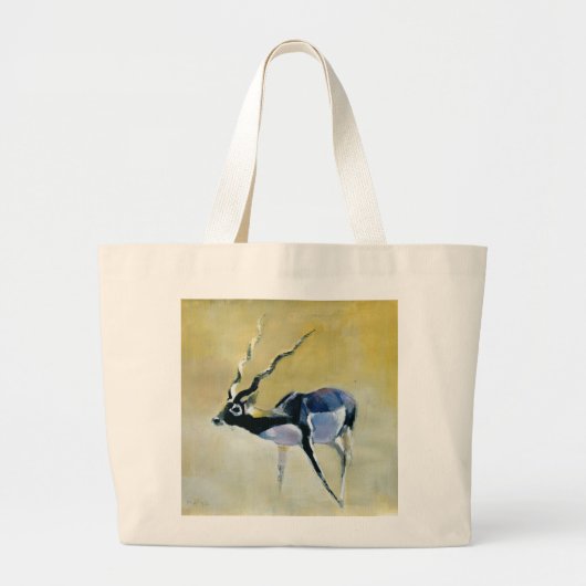 Black Buck Velavadar 1997 Grote Tote Bag (Voorkant)
