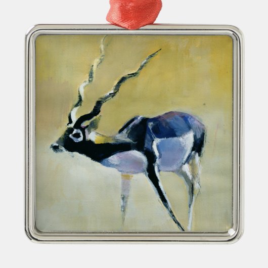 Black Buck Velavadar 1997 Metalen Ornament (Voorkant)
