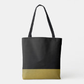 Black Buddha Gold gepersonaliseerd Tote Bag (Achterkant)