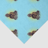 Black Buddha Power Tissuepapier (Detail)