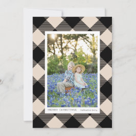 Black Buffalo Check Playa Cream Foto Vakantie