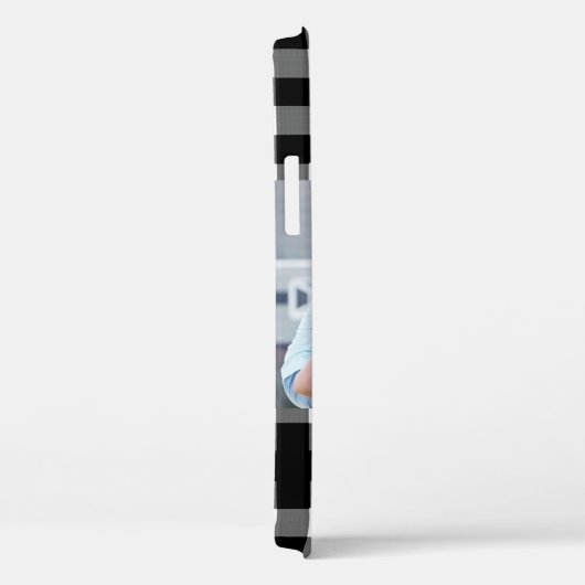 Black Buffalo Controleer afgespeelde foto scriptna Case-Mate iPhone Case (Achterkant / Rechts)