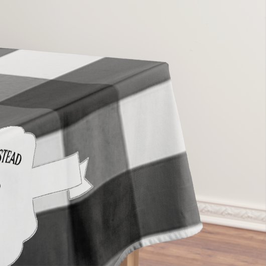 Black Buffalo Plays Boerderij Koe Tafelkleed (Voorbeeld)