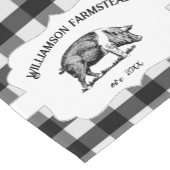 Black Buffalo Plays Boerderij Pig. Korte Tafelloper (Hoek)