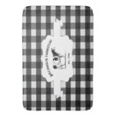 Black Buffalo Pset Boerderij Koe Bath Mat (Voorkant Verticaal)