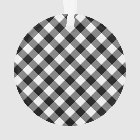 Black Buffalo Pset Custom Puppy Dog Photo Ornament (achterkant)